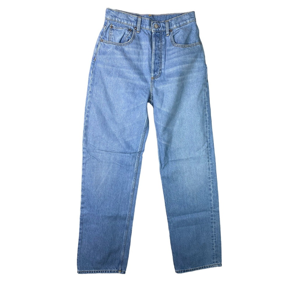 Boyish Womens The Ziggy Blue‎ Planet Jeans Denim Straight Leg Size 27